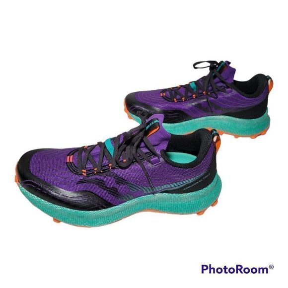 Saucony Endorphin Trail Running Shoes Women Sz 12 PWRTRAC S10647-20 Concord NEW - Picture 5 of 12